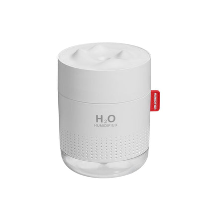 Snow Mountain Humidifier Mini Portable 500m Cool Mist Desktop Personal Air Ultrasonic Diffuser With Romantic Night Lamp
